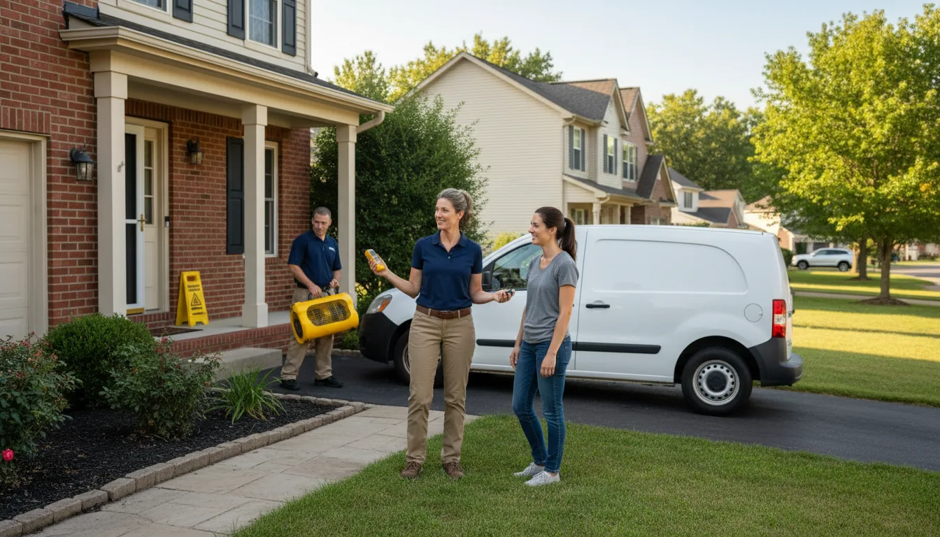Water restoration image for Water Damage & Restoration Services in Wildomar, CA